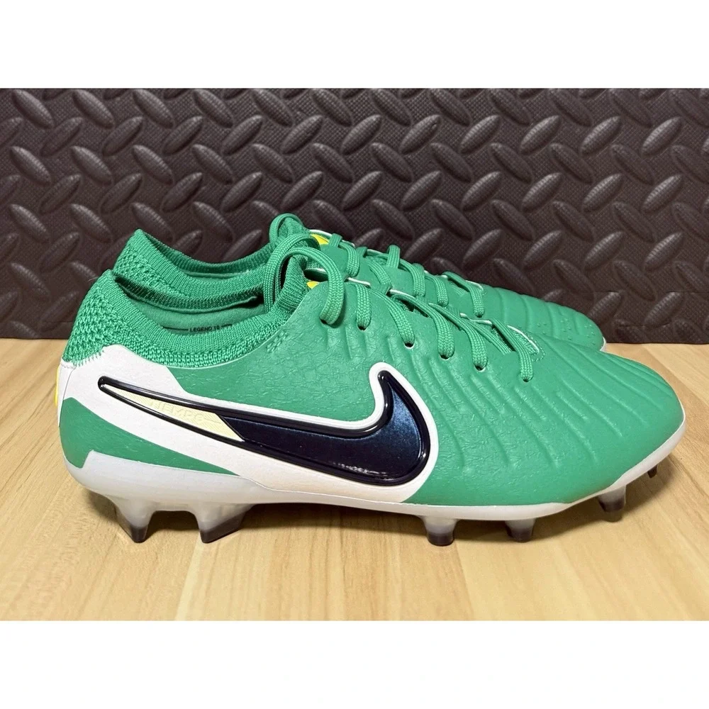 Nike Tiempo Legend 10 Elite FG Green HJ7272-300 Soccer Cleats Men Sz 4 Women 5.5
